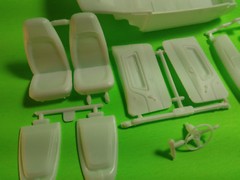 70 1970 Dodge Challenger T/A 1/24 interior tub bucket seat dash steering wheel