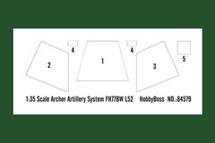 Hobbyboss 84579 1/35 Archer Artillery System FH77BW L52 Assembly Model Kit