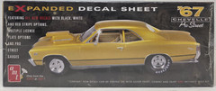 AMT 1967 Chevy Chevelle Pro Street 1:25 Model Car Kit #AMT876/12 Sealed NEW