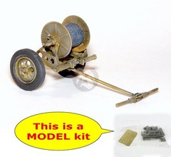 Plus Model 1/35 USASC RL-35 Cable Reel Cart WWII with RL-159 Wire Cable Reel 374