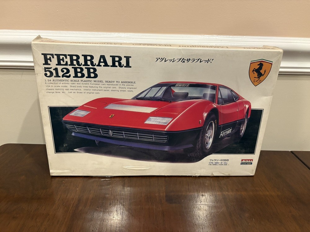 ARII 1/24 Scale Ferrari 512BB – Motorized Brand New Sealed Box