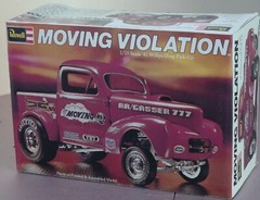 ‘41 Willys Gasser Pick-Up Vintage Drag car 1/25 Model Kit NOS 1997 open