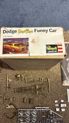 REVELL 1/25 62 DODGE REVELLION FUNNY CAR MODEL KIT UNBUILT H-1265:200 1967 ISSUE