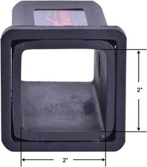 84028P Trailer Hitch Adapter for Class V Duty Hitch Reducer 2.5 to 2 Inches Sle