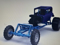 1/25 Resin 3d Printed Mud Racer Model Kit Unpainted Unassembled