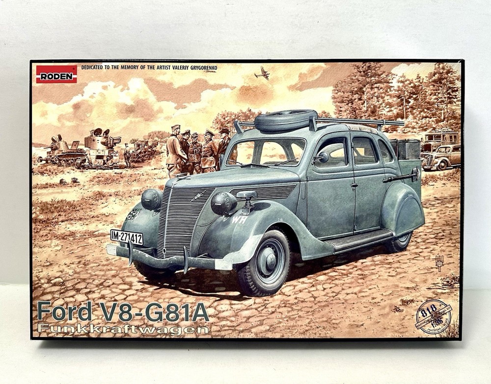 Roden 818 1:35 Ford V8-G81A Funkkraftwagen Plastic Model Kit Brand New