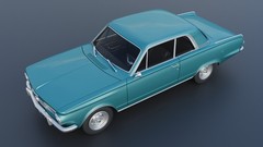 ABS-LIKE RESIN 3D PRINTED 1/25 1965 PLYMOUTH VALIANT 2-DOOR FULL KIT