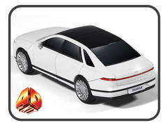 Academy 1/43 Hyundai Grandeur GN7 4D Model Kit Puzzle Car Toy Black MCP