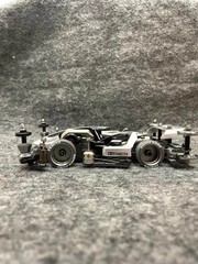 TAMIYA 4WD Racing Car FMA Chassis Custom Painted Black Silver Grey Mirror