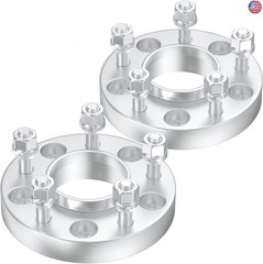 5×4.5 Wheel Spacers 1″ (25mm) Bore 70.5mm with 1/2″-20 Studs for Mustang Ranger
