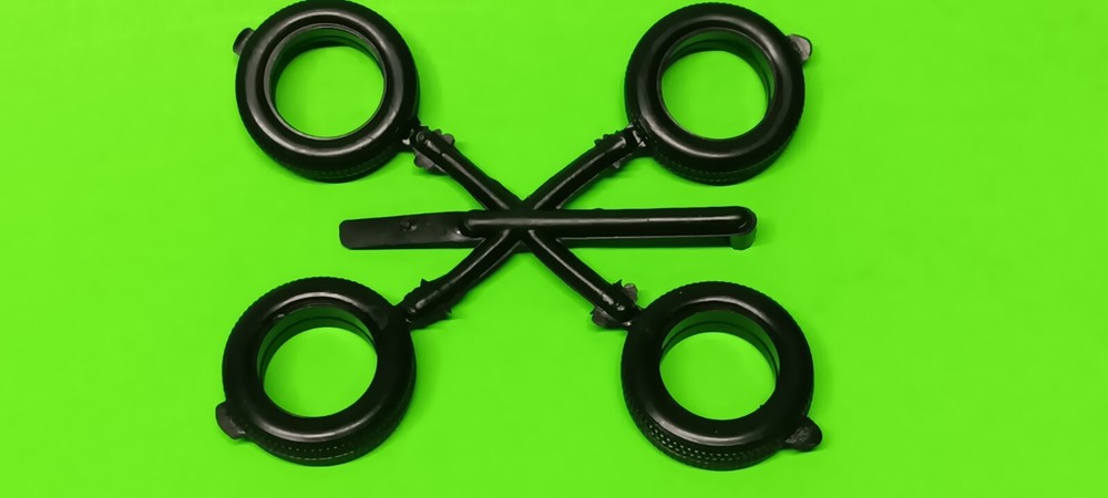 71 1971 GTX Plymouth 440 1/24 Black Wall Tires Factory Stock