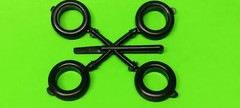 71 1971 GTX Plymouth 440 1/24 Black Wall Tires Factory Stock