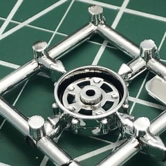 2) MM 1:25 Great Looking Cragar SS Spoke Wheels W AMT F60 Tires LBR Model Parts