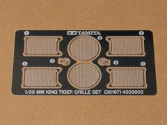 Tamiya MM 35167 1/35 King Tiger Photo-Etched Grille PE Set