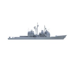 SSMODEL 574 1/1200 Military Model US Navy Monterey Missile Cruiser GAMES