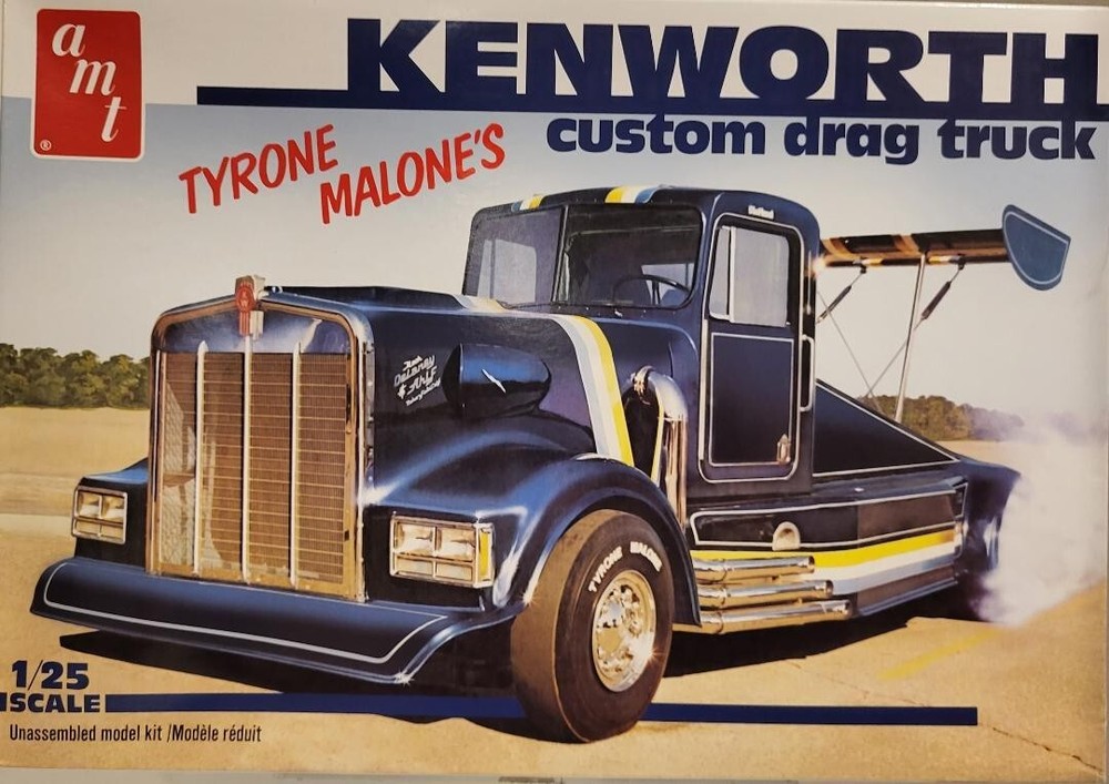 AMT Tyrone Malone’s Kenworth Custom Drag Truck 1/25 Scale 1157/06 (NOB)