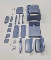 ABS-LIKE RESIN 3D PRINTED 1/25 1966 FORD F-250 CREW CAB PICK UP CAB AND INTERIOR