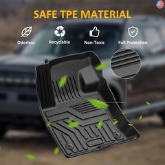 Falafa Floor Mats for Ford Bronco Sport 2021 2022 2023 2024 2025(ONLY for