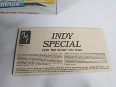 Penske Indy Special AMT 1:25 Model Kit T-264 Sealed Parts Bag