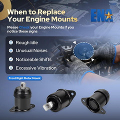 Front Right Engine Mount Compatible with Acura Honda TL TSX Accord Auto Trans Re
