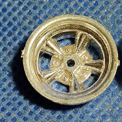 🌟 5 Spoke Custom Wheels 1:25 or 1:24 Scale 1000s Model Car Parts 4 Sale