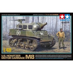 Tamiya USA TAM32604 1/48 U.S. Howitzer Motor Carriage M8 Plastic Model Kit