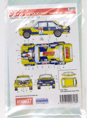 Decal Studio27 Fiat 131 Olio San Remo 1980 1:24 DC718C Rally Car Race