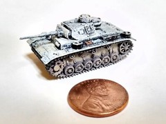 Takara 1/144 World Tank Museum 7. German Panzer III Ausf. J In winter co. (#118)