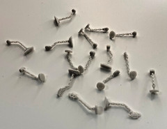 Chain Link Shifters 1 25 Scale Custom Rat Rod Lowrider Gasser Resin 16 Pack