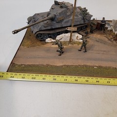 1/35 WWII German Tanks France Time Out Soldiers Museum Quality Diorama Built