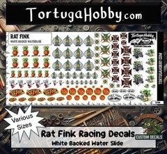 Rat Fink Hot Rod/Sponsorship Decals – Models, Pine Cars, Derby, R/C Water Slide