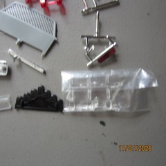 Revell/Lindberg 1/25 scale model car parts/ Light bars and police equipment
