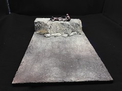1/35 Scale Military Diorama Base Terrain Display Model Soldiers Figures Diecast