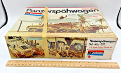 Monogram Panzerspahwagen Sd.Kfz 232 1/32 Model 7581 Armor Series Vintage 1974