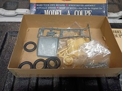 Early Hubley Metal Model A Couple Model Kit Complete