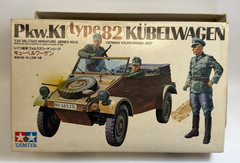 Vintage Tamiya Pkw.K1 Type 82 Kubelwagen 1/35 Model Kit 1971 Parts Lot