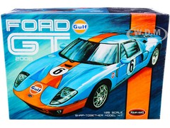 SKILL 2 SNAP MODEL KIT 2006 FORD GT “GULF OIL” 1/25 SCALE BY POLAR LIGHTS POL955