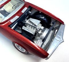 MPC 1:25 1967 Pontiac Firebird Convertible Screw Chassis J Browning Built Model