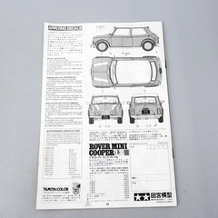 TAMIYA 1/12 Rover Mini Cooper 1.3i Big Scale Series Plastic Model Kit Japan NEW
