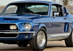 Ford Mustang GT Classic Vintage Built Metal Model Concept Hot Rod Race Promo Car