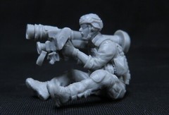 Hobby Fan HF770 1/35 U.S. Green Beret with Javelin missile & Dog Resin Kit Set