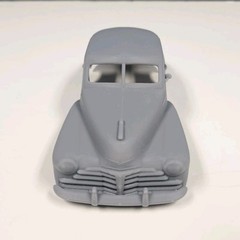 ABS-LIKE RESIN 3D PRINTED 1/25 1948 CHEVROLET FLEETLINE AERO SEDAN BODY