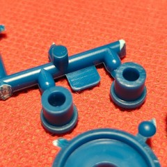 Stock Wheels & Hubs 1977 GMC Van 1:25 scale model car part Revell