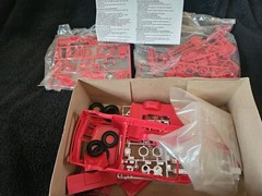 M32A NIOB Sealed Parts Lindberg “Little Red Wagon” Model Kit #72158 NEW