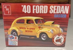 AMT ’40 FORD SEDAN GASSER 1/25 SCALE MODEL KIT build: stock, street rod or drag