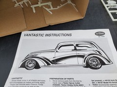 1998 Testors Vantastic 1:24 Model Kit #5309 Interior – Instructions suspension
