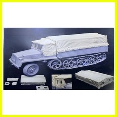 1/35 Cast Resin Model Assembly Kit, GK, SWS Half-track Truck Transporter Resi…