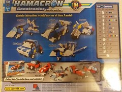 -LaQ- Hamacron Constructor Snap Click Play 5 Models/Jet Fighter, Race Car + NEW