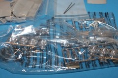 PARTS LOT 1957 Ford THUNDERBIRD 1/25 scale AMT #6516 incomplete T-Bird model kit