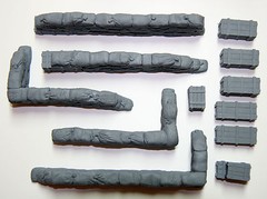 1/35 Sandbag Walls (Straight) – Value Gear Details DP003